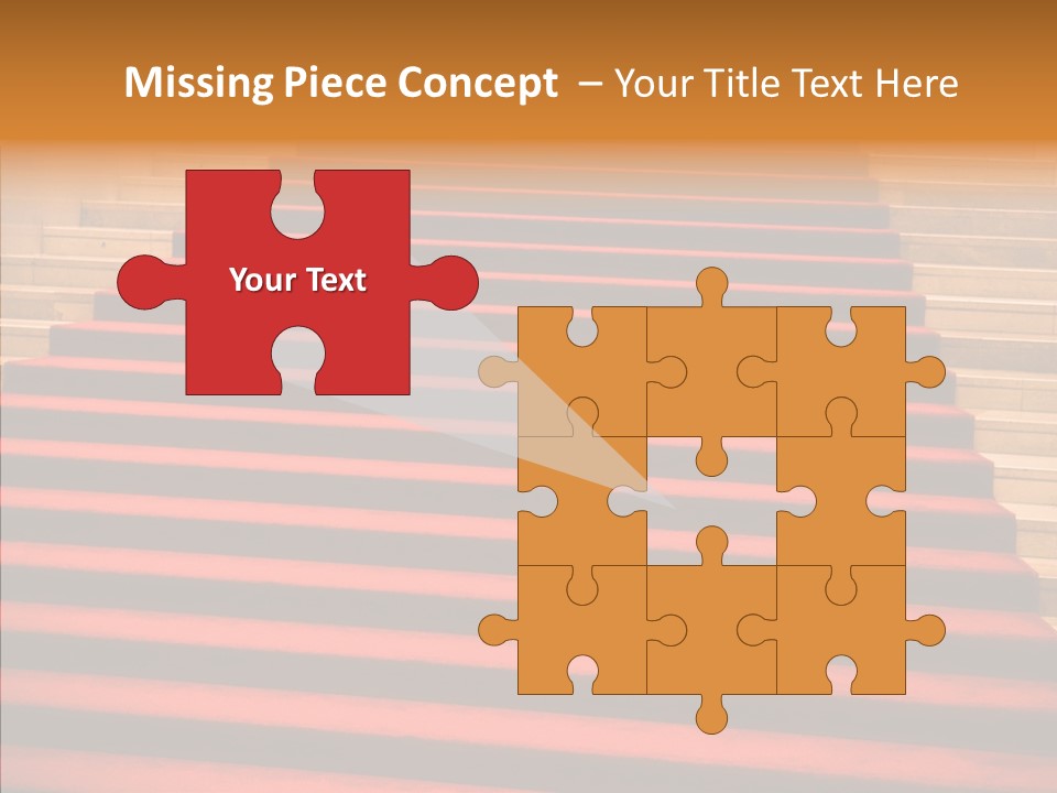 Red Splendid Entrance PowerPoint Template