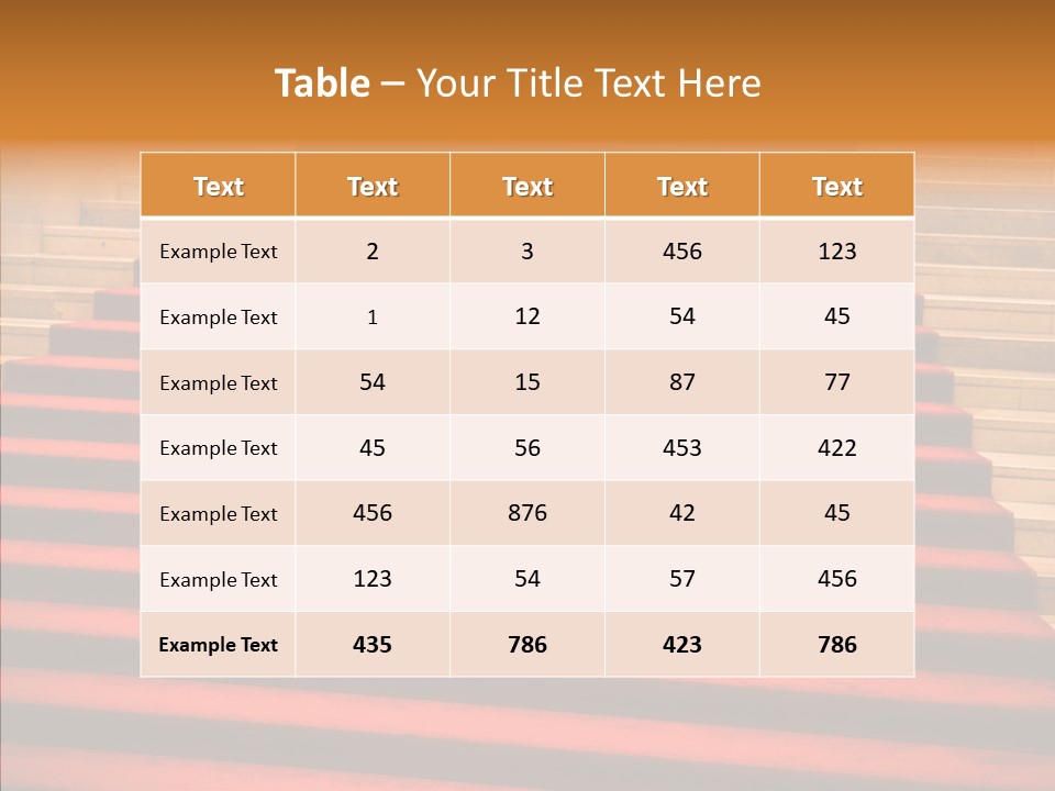 Red Splendid Entrance PowerPoint Template