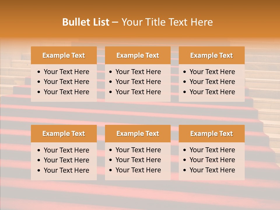 Red Splendid Entrance PowerPoint Template
