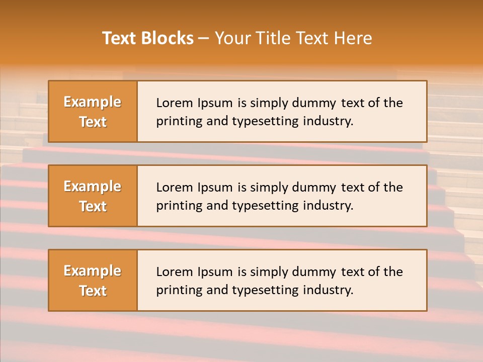 Red Splendid Entrance PowerPoint Template
