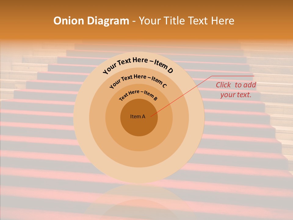 Red Splendid Entrance PowerPoint Template