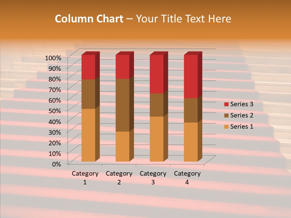 Red Splendid Entrance PowerPoint Template