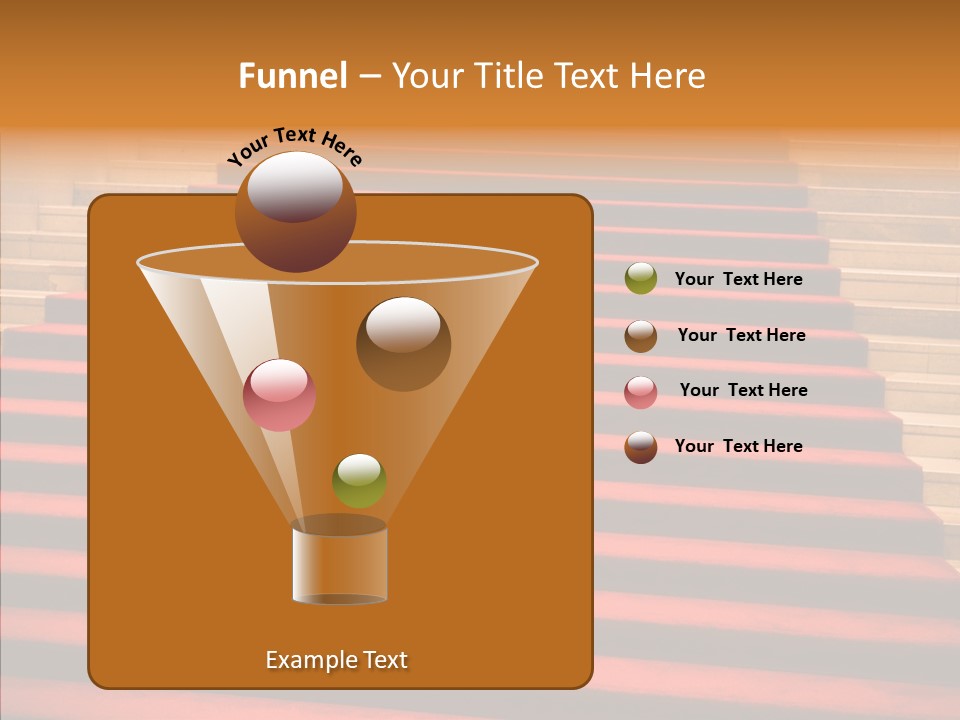 Red Splendid Entrance PowerPoint Template