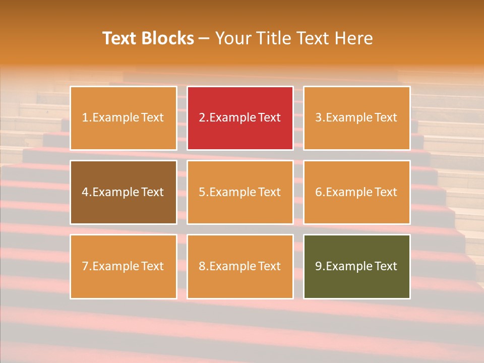 Red Splendid Entrance PowerPoint Template