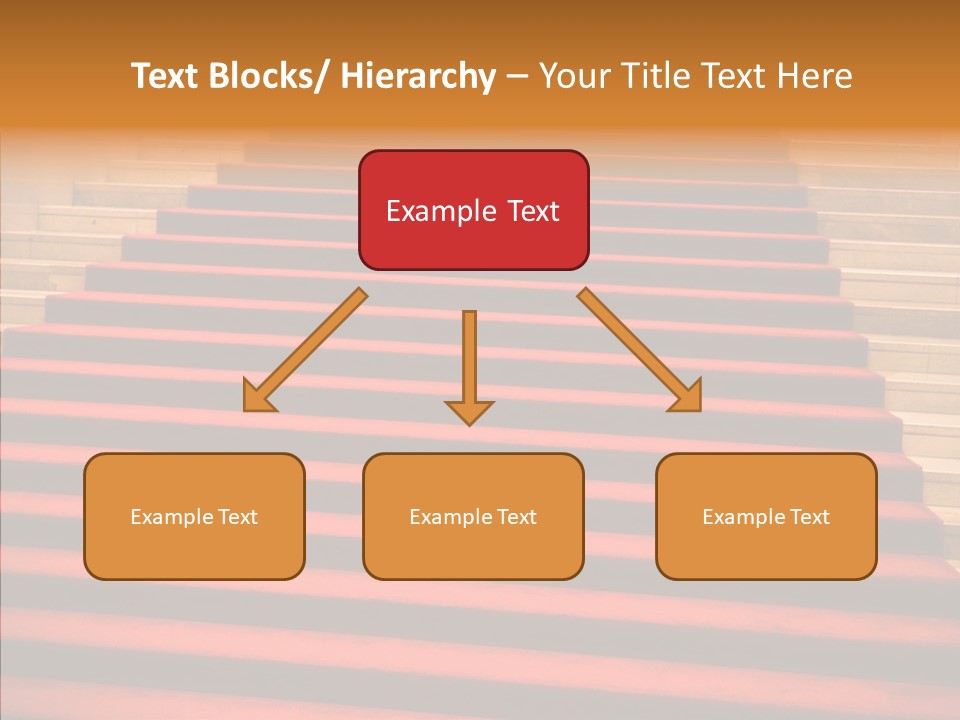 Red Splendid Entrance PowerPoint Template