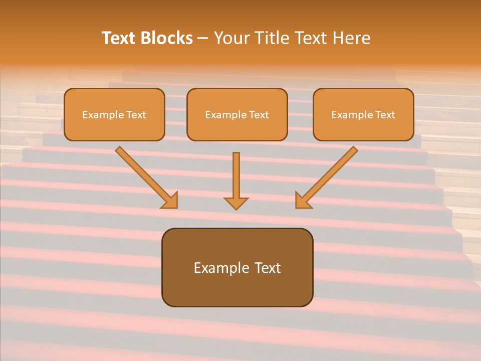Red Splendid Entrance PowerPoint Template