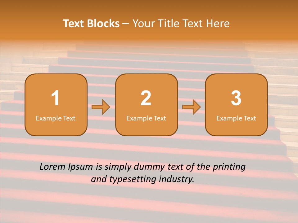 Red Splendid Entrance PowerPoint Template
