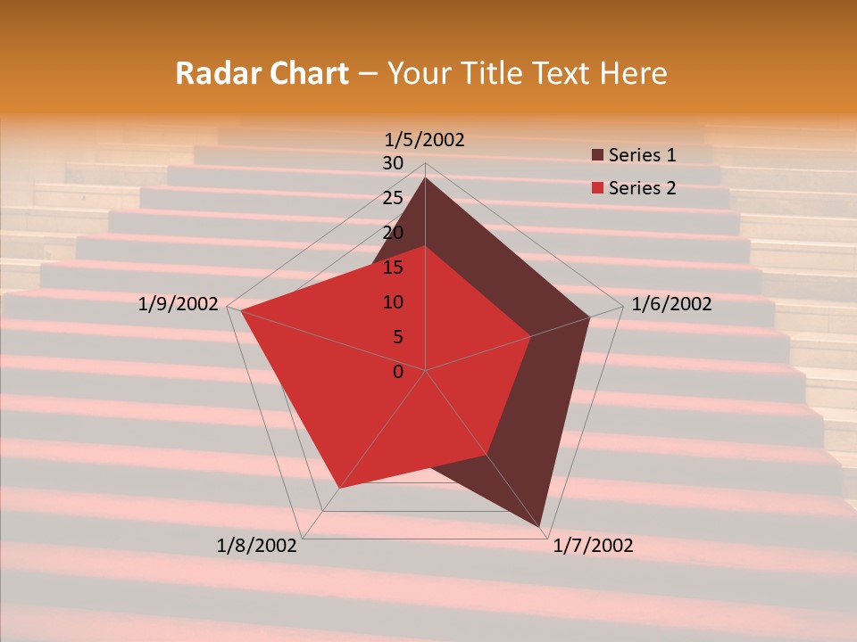 Red Splendid Entrance PowerPoint Template