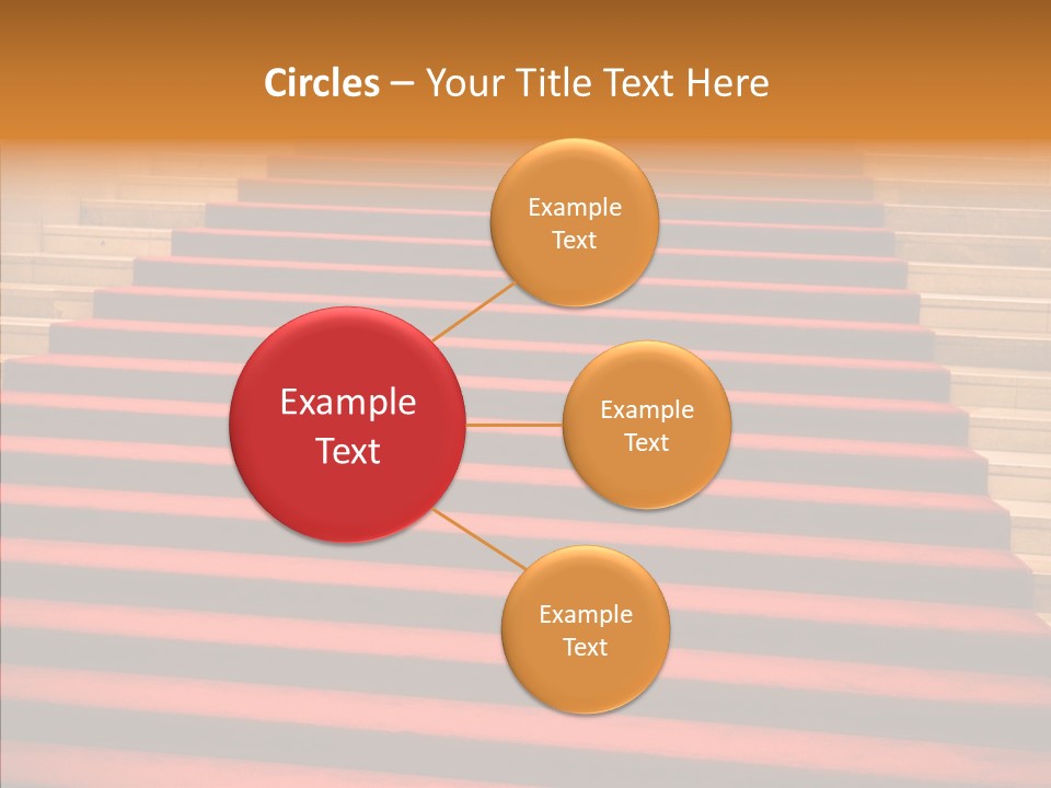 Red Splendid Entrance PowerPoint Template