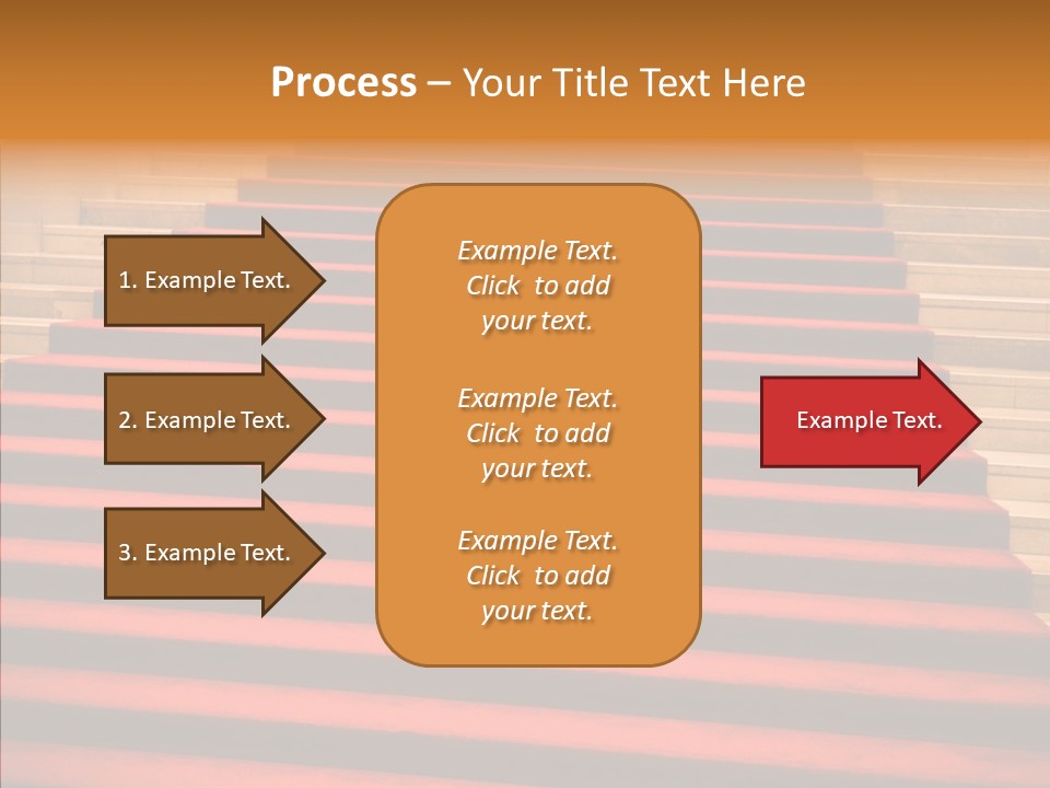 Red Splendid Entrance PowerPoint Template