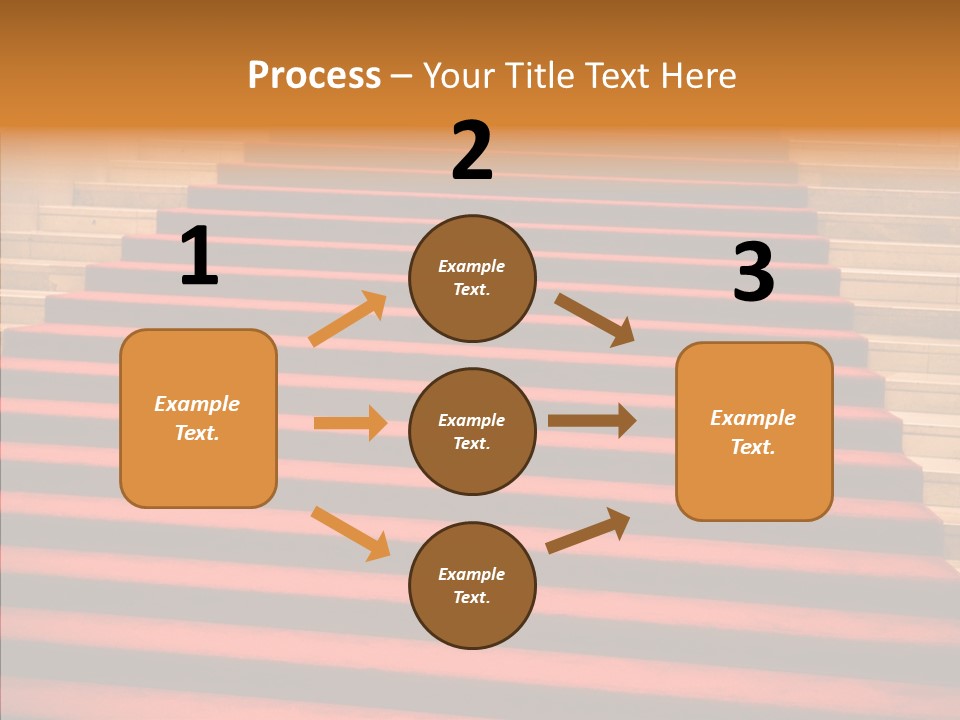Red Splendid Entrance PowerPoint Template