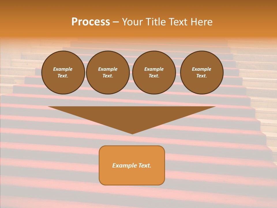 Red Splendid Entrance PowerPoint Template