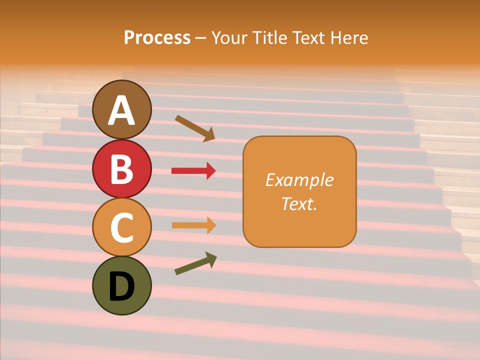 Red Splendid Entrance PowerPoint Template