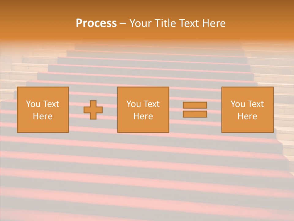 Red Splendid Entrance PowerPoint Template