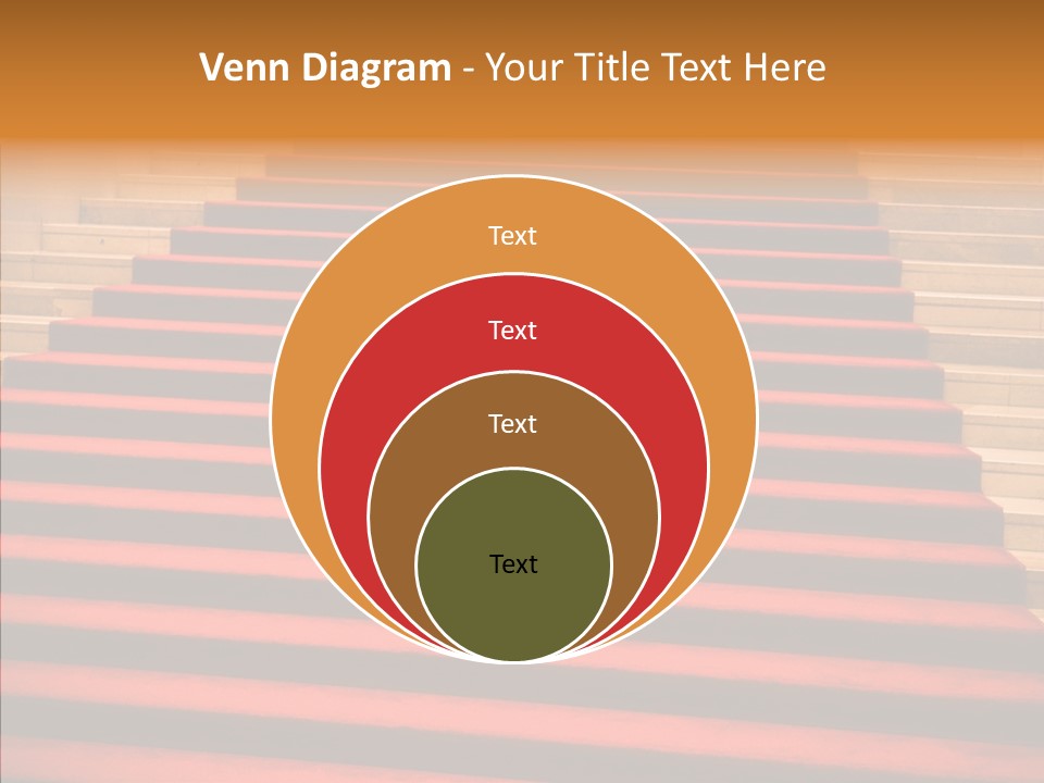 Red Splendid Entrance PowerPoint Template