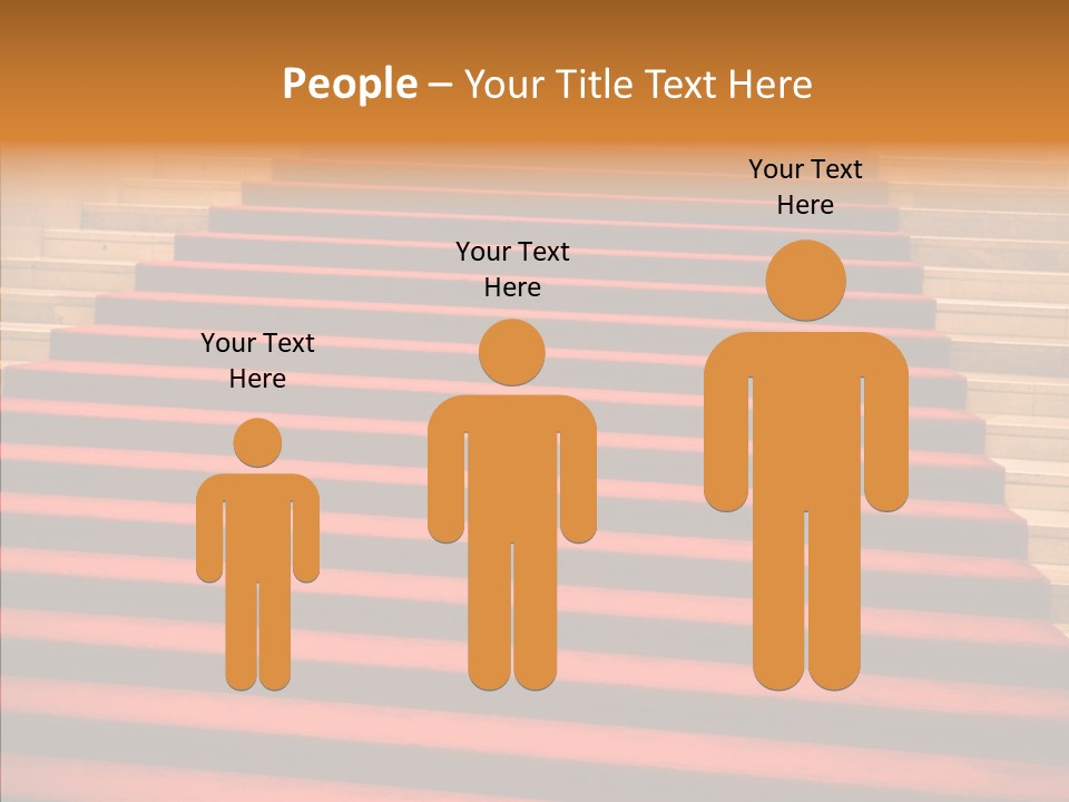 Red Splendid Entrance PowerPoint Template