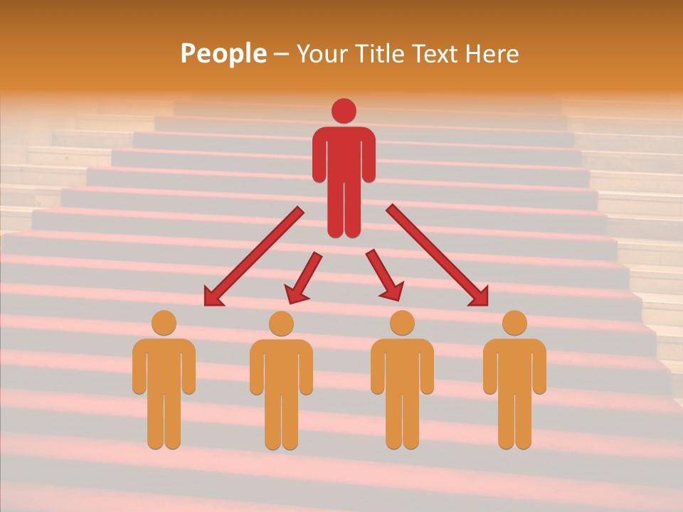 Red Splendid Entrance PowerPoint Template