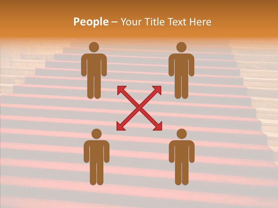 Red Splendid Entrance PowerPoint Template