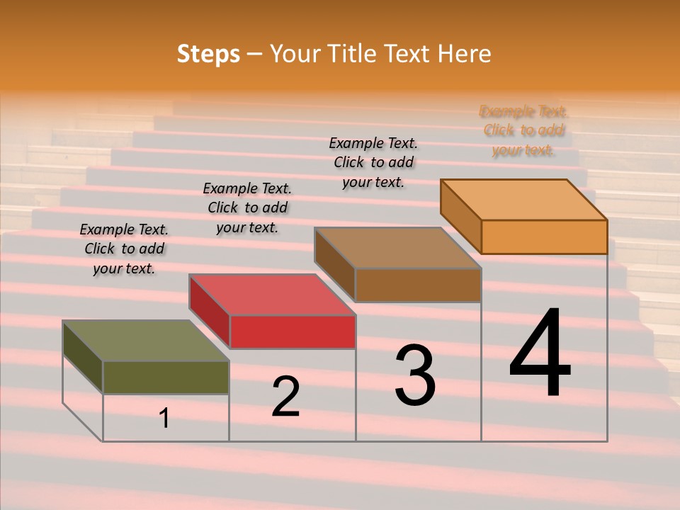Red Splendid Entrance PowerPoint Template