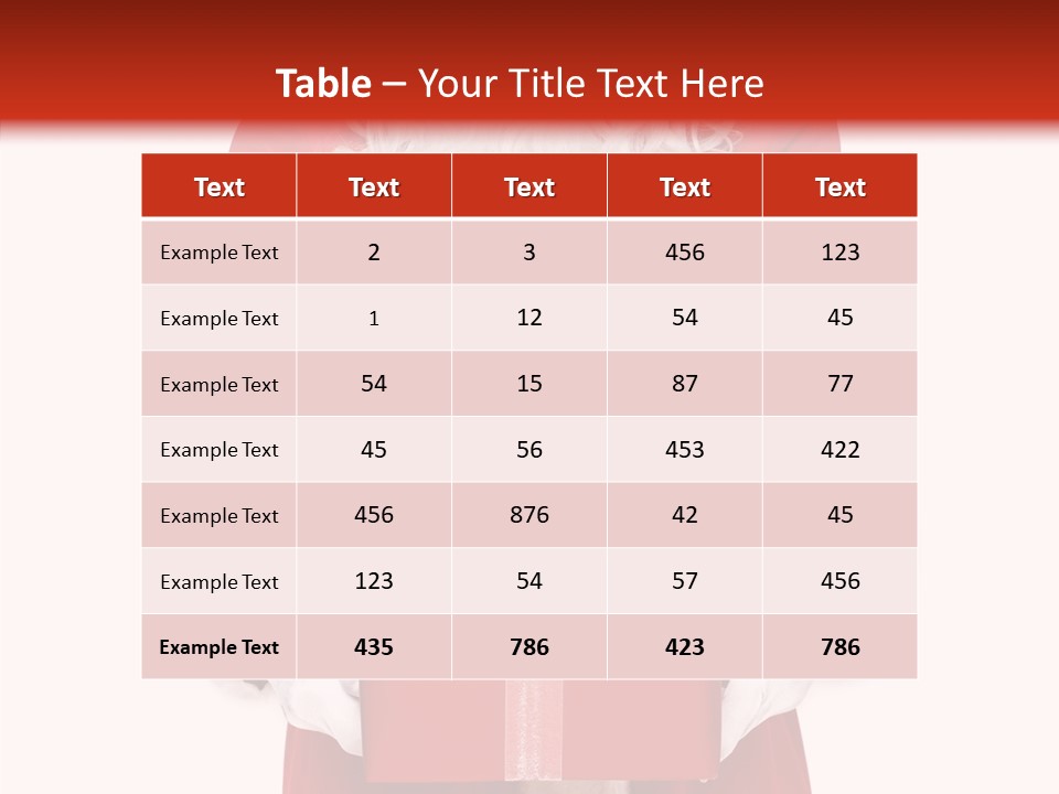 Humor Board Table PowerPoint Template