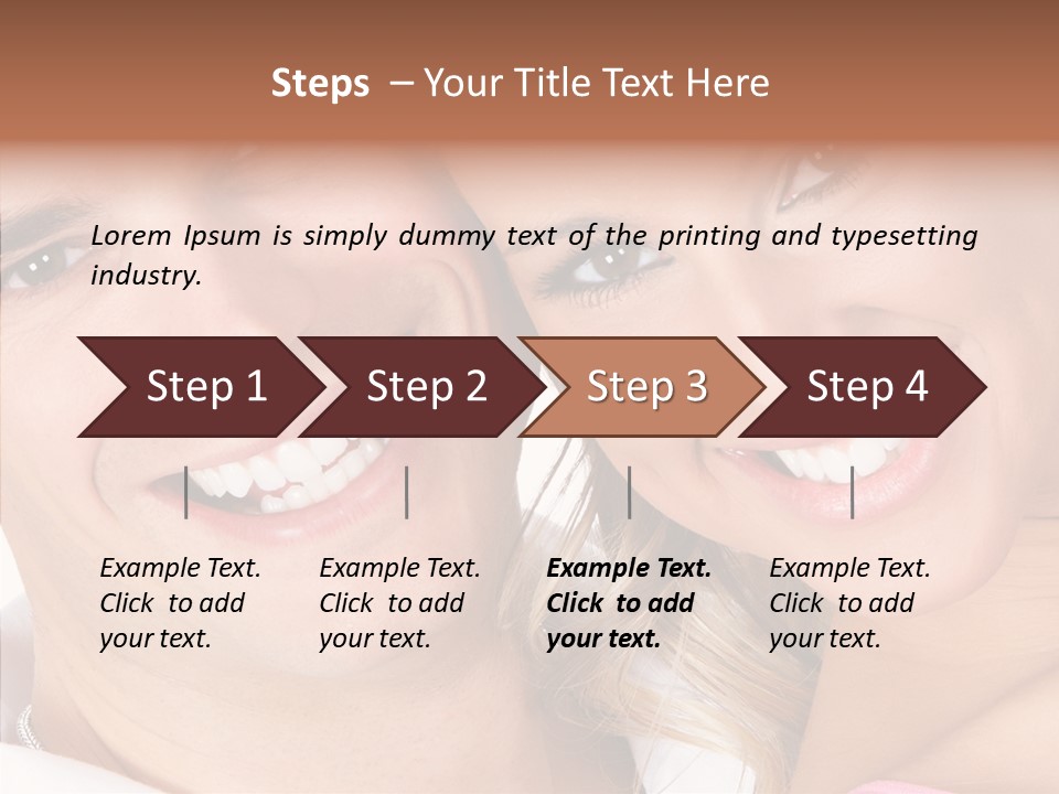 Happiness Fun Love PowerPoint Template