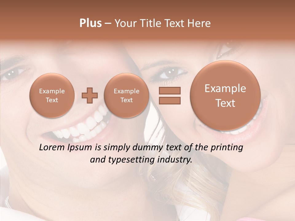 Happiness Fun Love PowerPoint Template