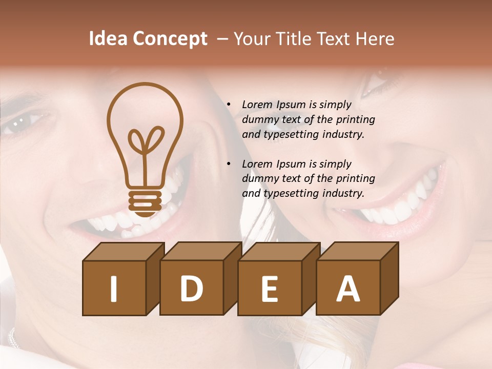 Happiness Fun Love PowerPoint Template