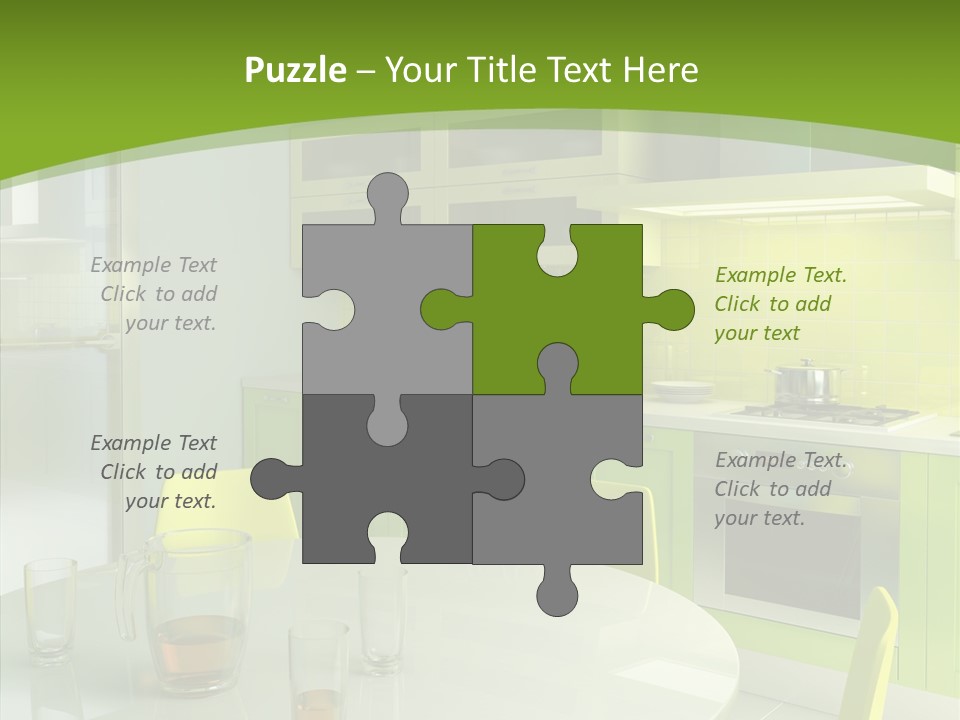 Living Domestic Pop Art PowerPoint Template