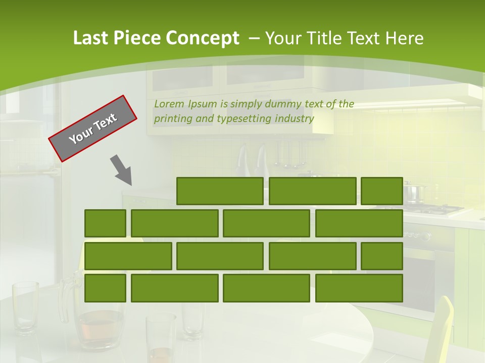 Living Domestic Pop Art PowerPoint Template