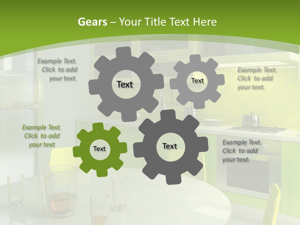 Living Domestic Pop Art PowerPoint Template