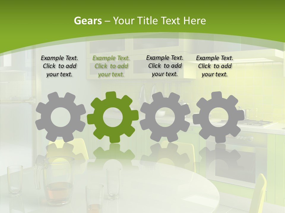 Living Domestic Pop Art PowerPoint Template