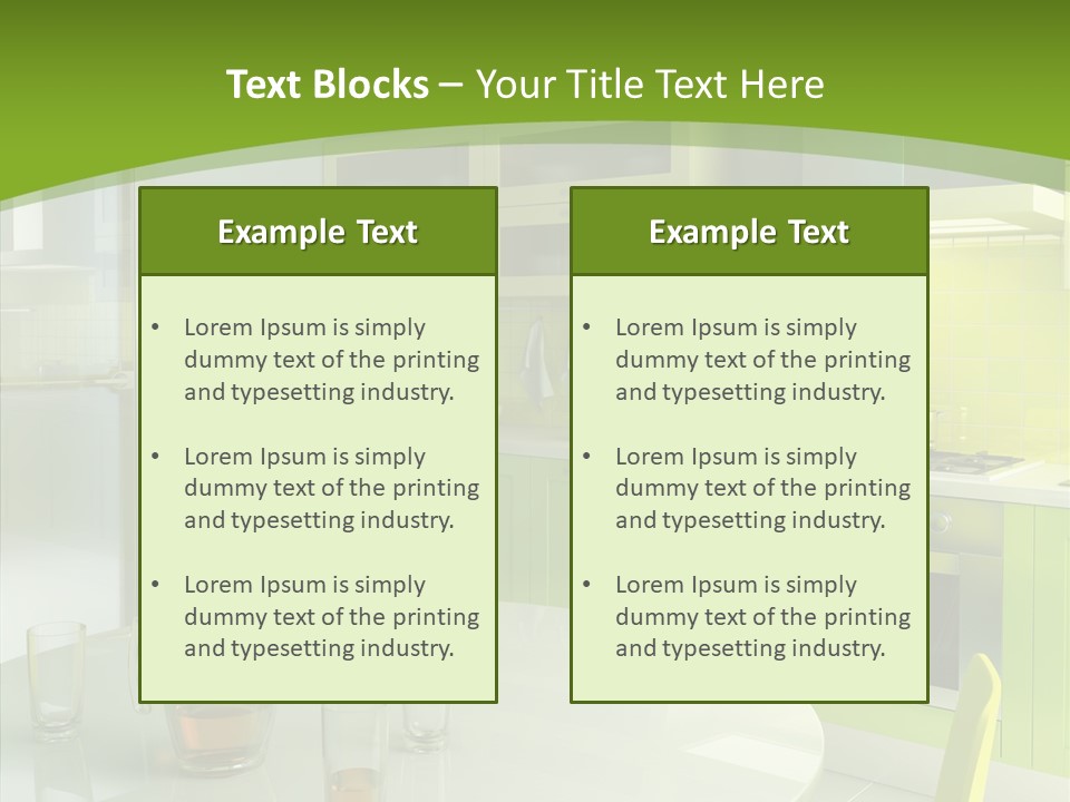 Living Domestic Pop Art PowerPoint Template