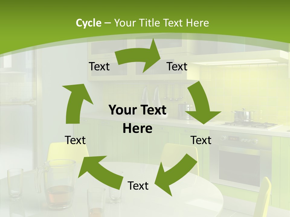 Living Domestic Pop Art PowerPoint Template