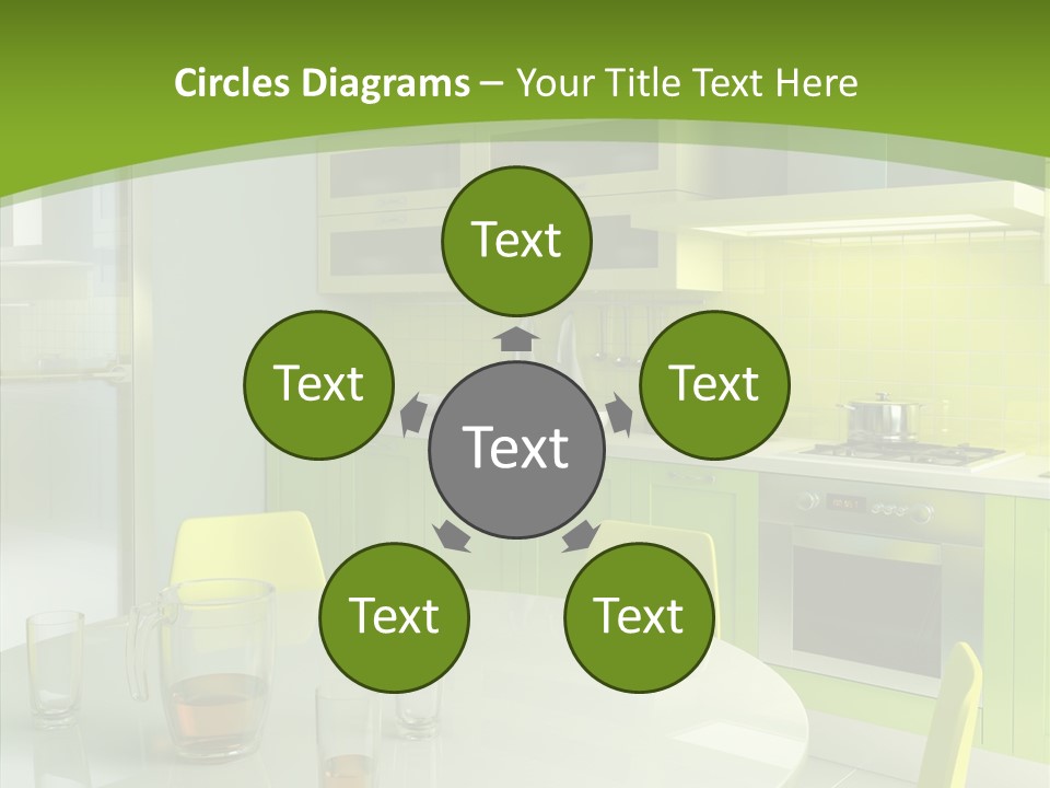 Living Domestic Pop Art PowerPoint Template