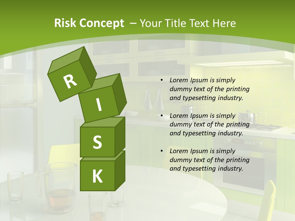 Living Domestic Pop Art PowerPoint Template