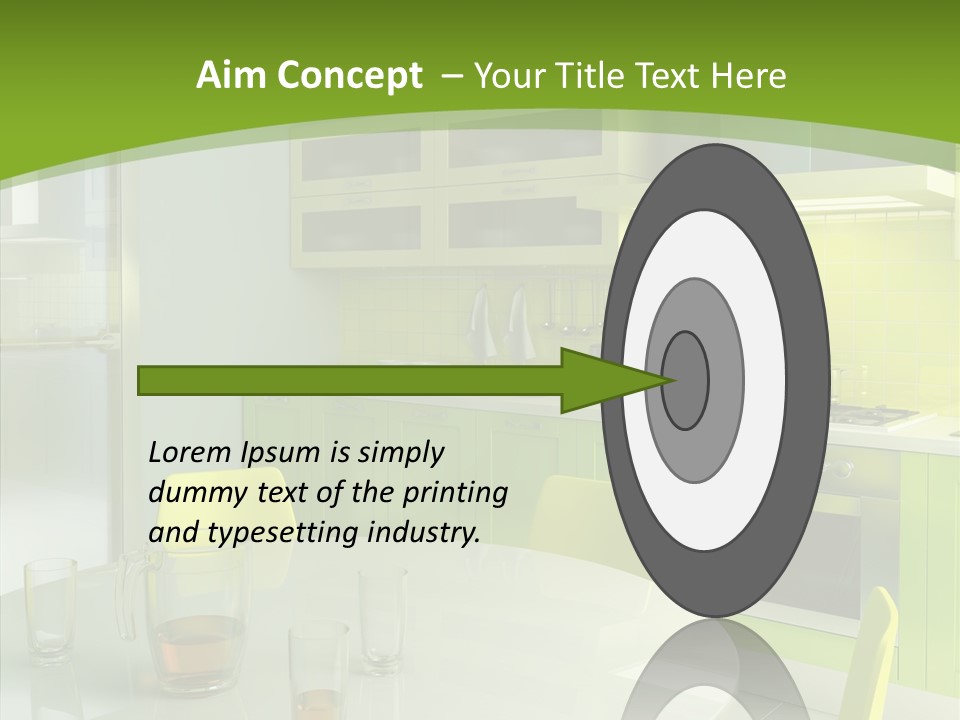 Living Domestic Pop Art PowerPoint Template