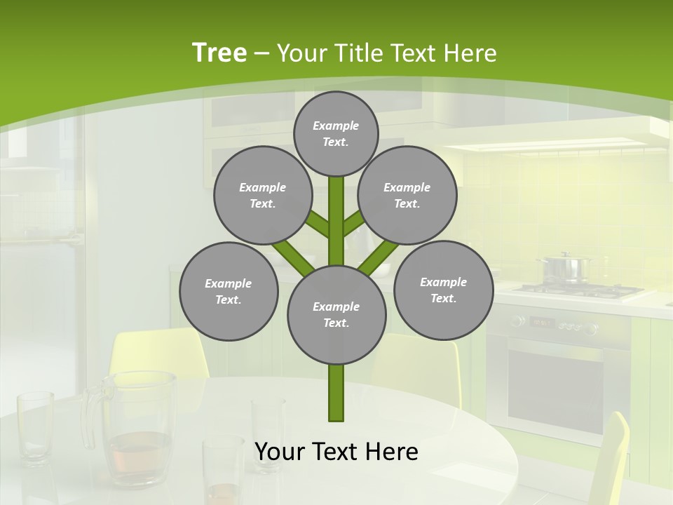 Living Domestic Pop Art PowerPoint Template