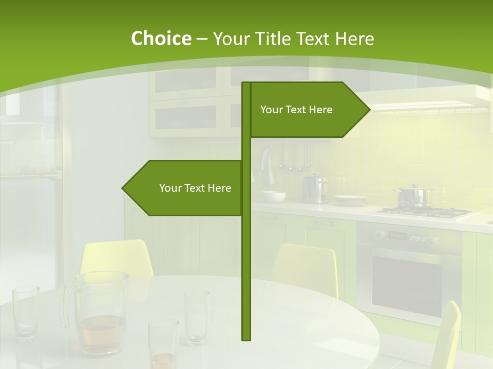 Living Domestic Pop Art PowerPoint Template