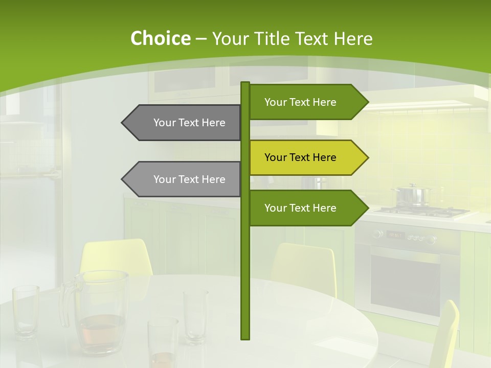 Living Domestic Pop Art PowerPoint Template