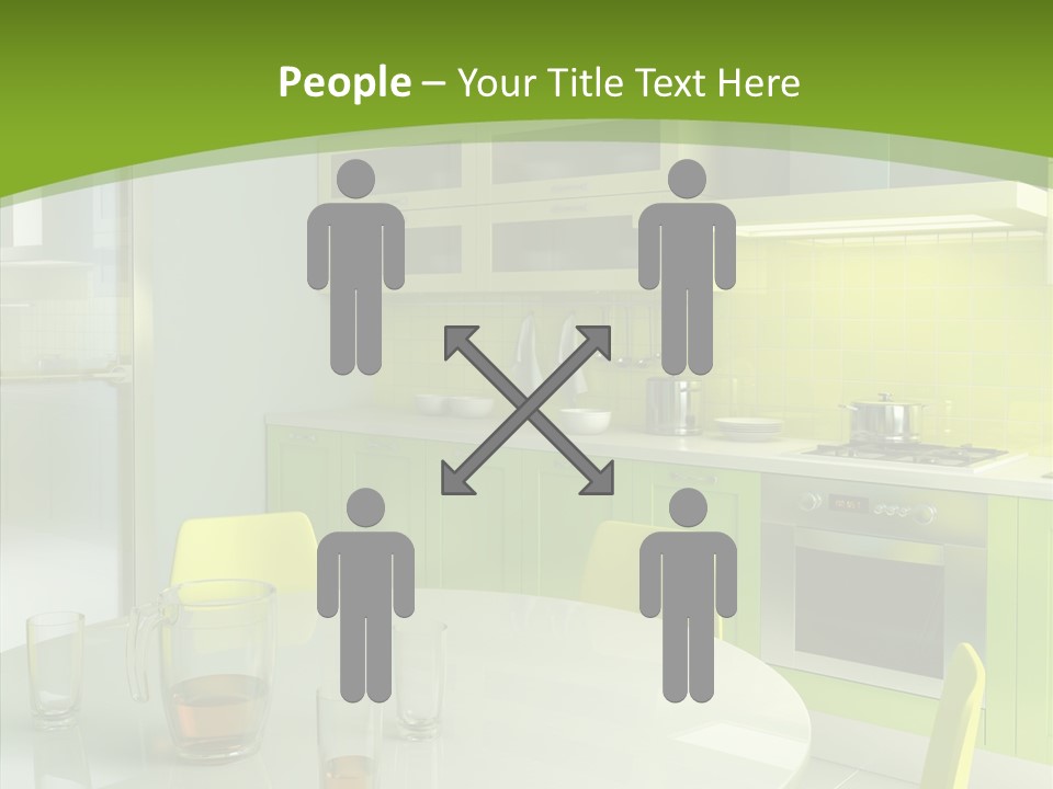 Living Domestic Pop Art PowerPoint Template