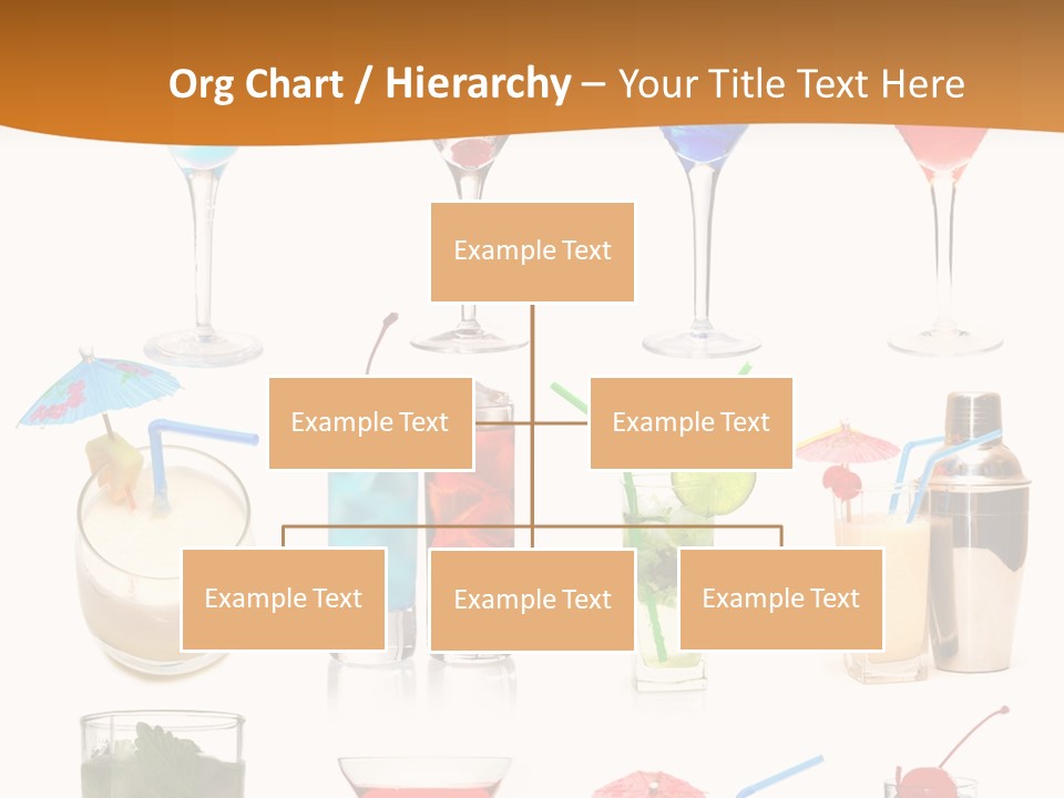 Liquor Martini Decoration PowerPoint Template