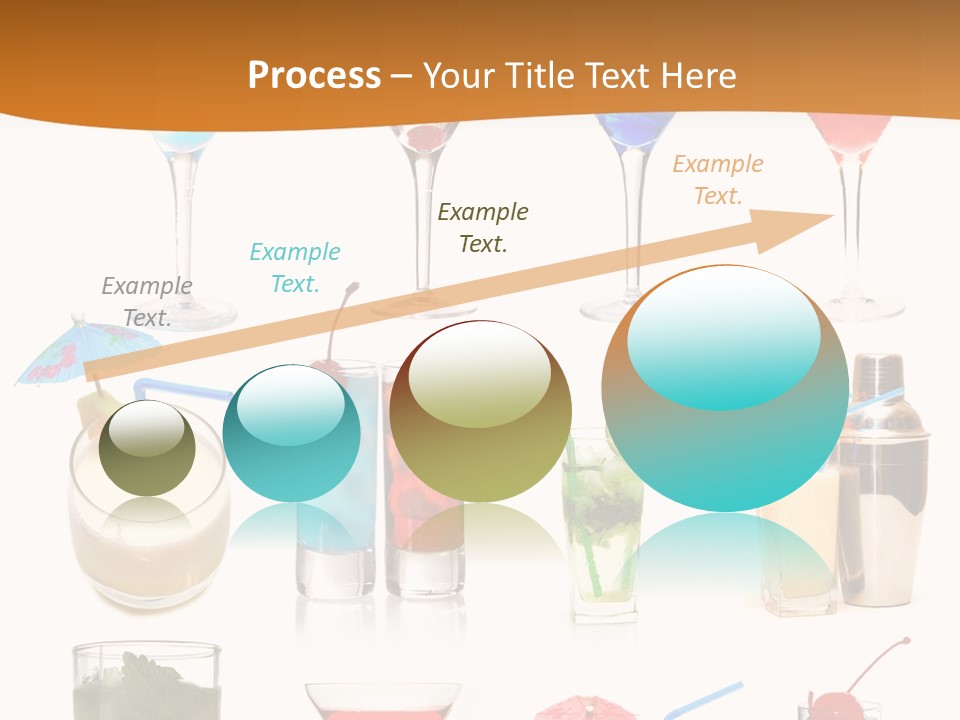 Liquor Martini Decoration PowerPoint Template