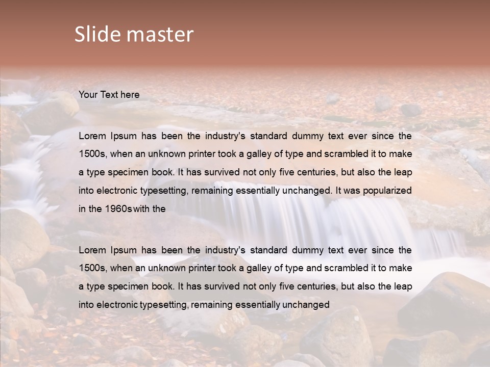 Rapid Flow Purity PowerPoint Template