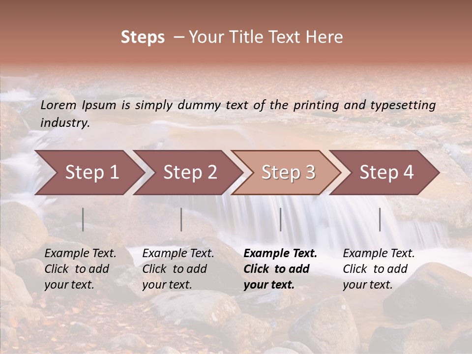 Rapid Flow Purity PowerPoint Template