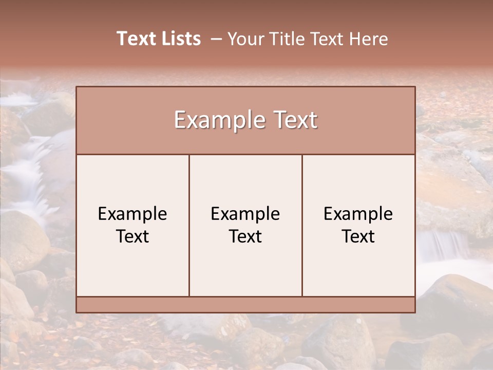 Rapid Flow Purity PowerPoint Template