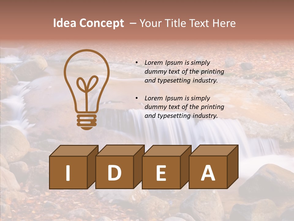 Rapid Flow Purity PowerPoint Template