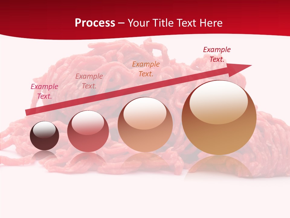 Lamb Pink Food PowerPoint Template