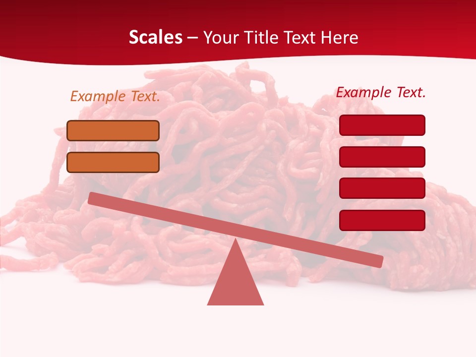 Lamb Pink Food PowerPoint Template