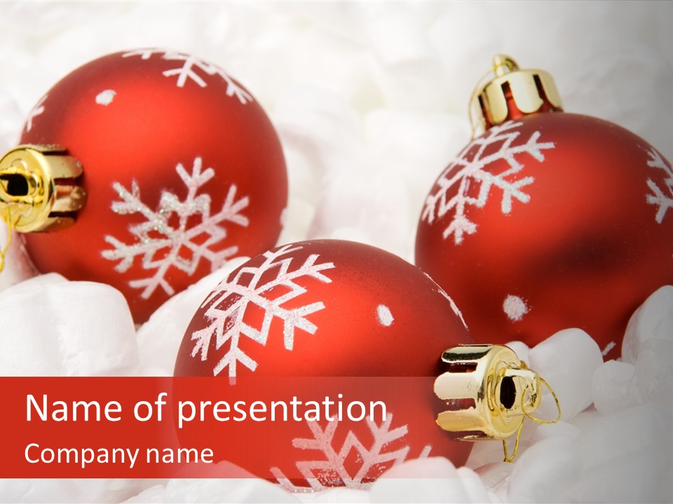 X Mas Xmas Festivities PowerPoint Template