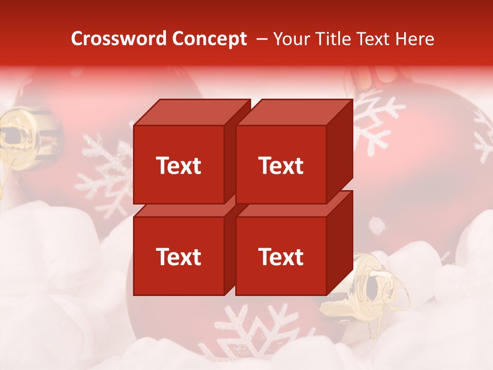 X Mas Xmas Festivities PowerPoint Template